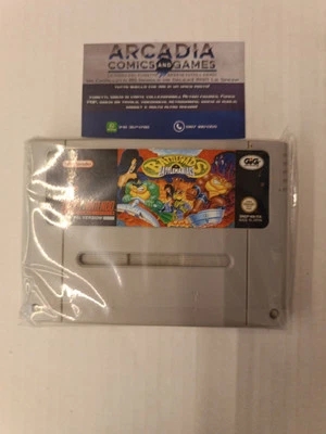 Battletoads In Battlemaniacs GIG Super Nintendo SNES Solo Cartuccia Loose.